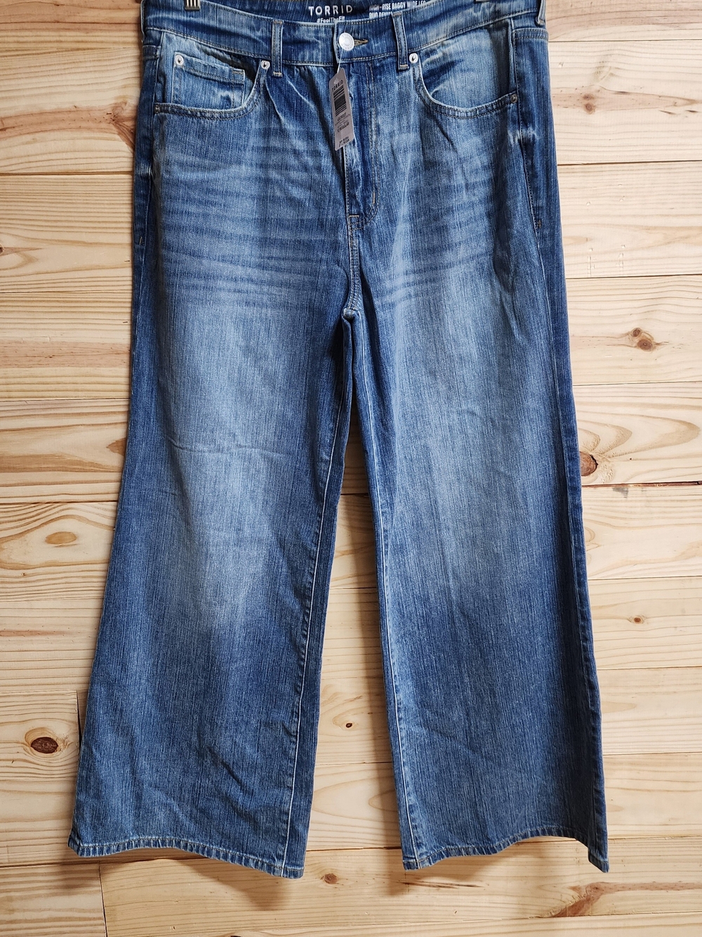 Torrid Women's Baggy Wide-Leg High Rise Jeans - Size 12 Regular